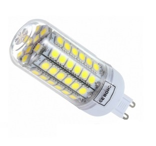 LED žárovka G9 6,5W 69x SMD 5050 bílá čistá (LED žárovka s paticí G9 6,5W 69x SMD 5050)