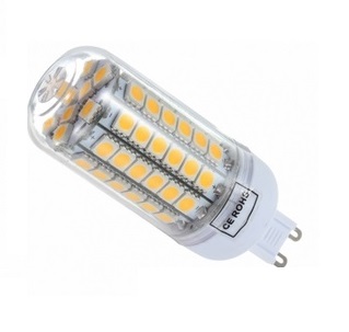 LED žárovka G9 6,5W 69x SMD 5050 bílá teplá (LED žárovka s paticí G9 6,5W 69* SMD 5050)