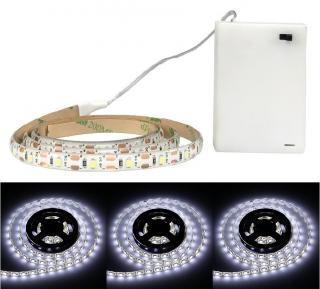 Light B3512 LED pásek na baterii čistá bílá 2 metry (LED pásek 2 metry napájení z baterie )