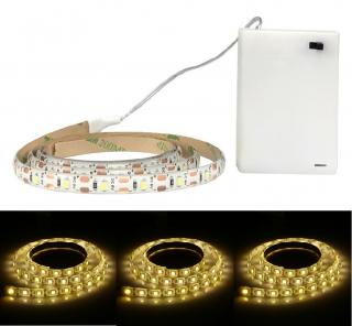 Light B3522 LED pásek na baterii teplá bílá 2 metry (LED pásek 2 metry napájení z baterie )