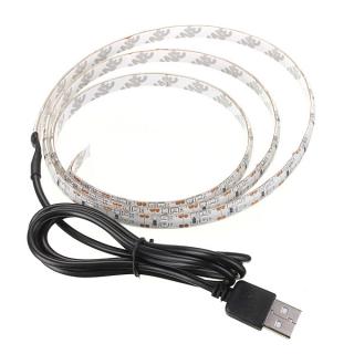 Light USB LED pásek 3528 60LED/m IP20 4.8W/m teplá bílá, 0,5m (LED pásek 0,5 metru s USB )