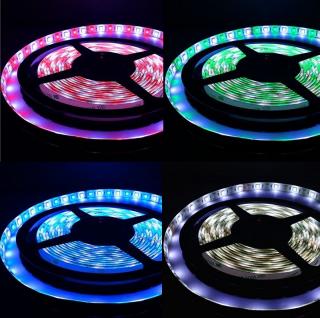 Lighting LED pásek RGBW SMD5050 30 RGB + 30 CW 60LED/m, 2,5m, IP20, 30W (LED pásek multicolor + čistá bílá 2,5metru)