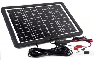 Přenosný solární panel 15W  (Praktická solární nabíječka )