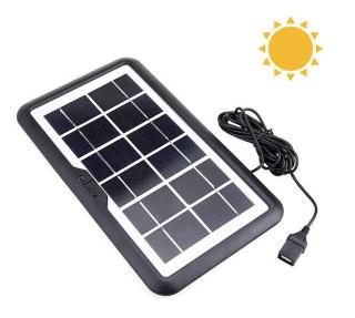 Přenosný solární panel 3,8W  (Praktická solární nabíječka )