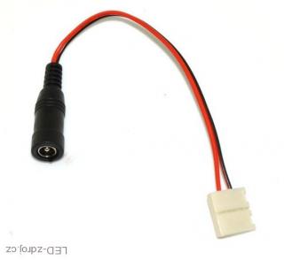 Připojovací kabel k LED pásku nepájivý 10mm (Určeno pro jednobarevné pásky)