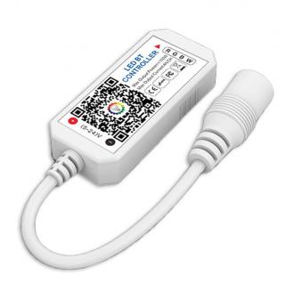 RGBW/WW Bluetooth ovladač pro LED pásky, pro Android, iOS (Bluetooth ovladač a přijímač k RGBW-RGBWW LED pásku)