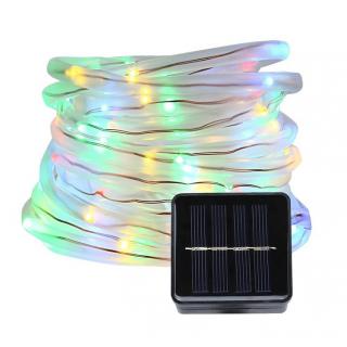 SOLAR 108/10 Solární osvětlovací hadice RGB, 100LED/12 Metrů (Solární světelná hadice)