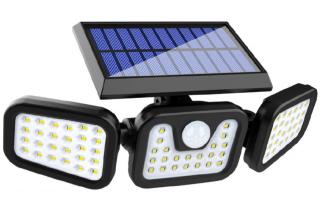 Solar 74/2 Zahradní světlo s pohybovým čidlem 74 LED set 2 kusů (Solární LED světlo s PIR čidlem)