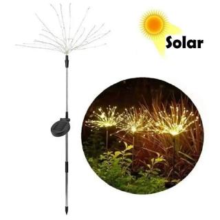 SOLAR H122 Solární řetěz 120LED teplá bílá set 2 kusy (Solární osvětlení zápich)