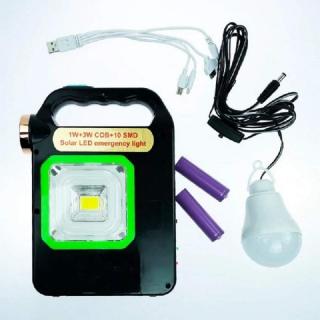 Solar SN5V/1178 Solární nabíječka LED světlo Powerbanka (Solární multifunkční svítilna)