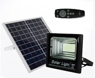 Solární halogen 60W s dálkovým ovladačem (Solární reflektor )
