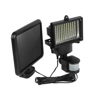 Solární reflektor 100x LED s PIR čidlem pohybu (Solární reflektor s PIR čidlem)