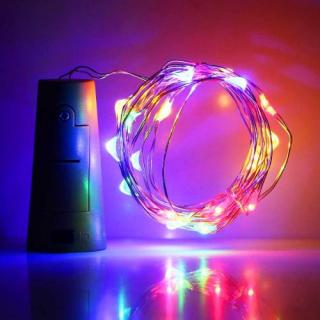 Světelné osvětlení uzávěru lahve 2metr/20LED RGB (Světelné osvětlení uzávěru láhve)