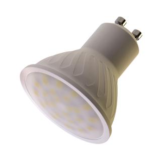 Žárovka LED GU10 7W teplá bílá  (LED žárovka s paticí GU10 7W)