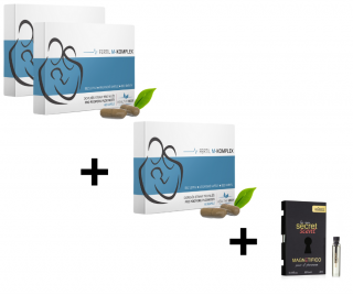Healthy way Akční balíček 2+1 Fertil M – Komplex pro muže na plodnost 60 kapslí