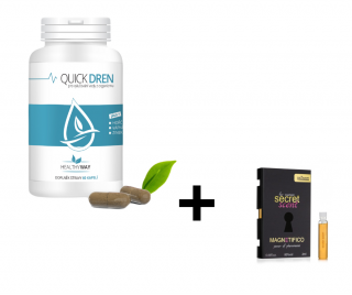 Healthy way QUICK DREN – Odvodňující a detoxikační 60cps.  100% přírodní doplněk výživy pro udržení rovnováhy tekutin v těle. Pomáhá při odvodnění a…