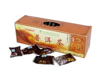 Meridian Čínský červený čaj Pu-Erh na hubnutí - (lisovaný v kostce) -  125 gr