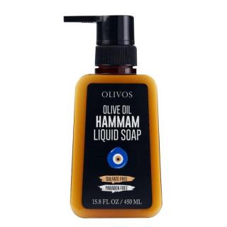 OLIVOS Tekuté mýdlo s extra panenským olivovým olejem a vůní  HAMMAM  450 ml