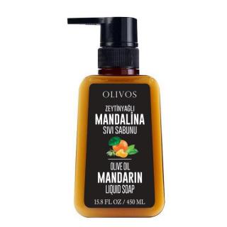 OLIVOS Tekuté mýdlo s olivovým olejem a vůní  MANDARINKA  450 ml
