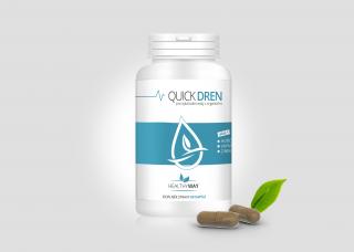 QUICK DREN – Odvodňující a detoxikační 60cps.  100% přírodní doplněk výživy pro udržení rovnováhy tekutin v těle. Pomáhá při odvodnění a nadváze. S…