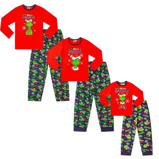 Grinch vánoční pyžamo