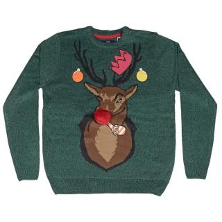 Jelen vánoční pánský svetr