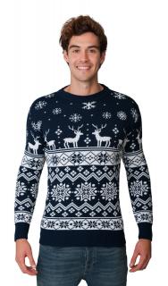 Nordic tmavě modrý svetr unisex