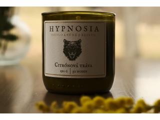 HYPNOSIA Sójová svíčka - citrónová tráva 190 g