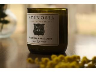 HYPNOSIA Sójová svíčka - meduňka a bergamot 190 g