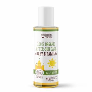 Wooden Spoon - Dětský organický olej po opalování Baby & Family