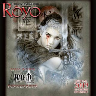 FANTASY ART OF ROYO - OFFICIAL 2019 CALENDAR (Luis Royo  Romulo Royo)