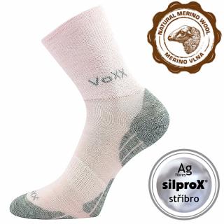 Dětské MERINO ponožky se stříbrem Voxx IRIZARIK - světle růžové 20-24