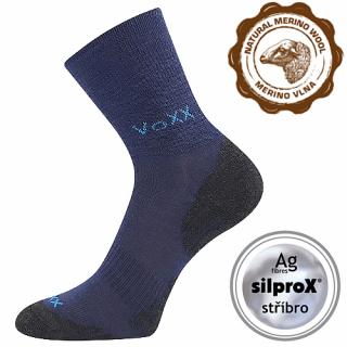 Dětské MERINO ponožky se stříbrem Voxx IRIZARIK - tmavě modré 20-24
