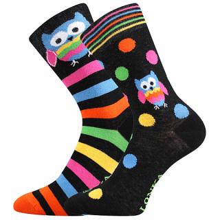 Dětské OBRÁZKOVÉ ponožky Voxx - 3 varianty dívka 25-29, sova