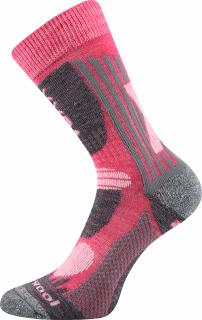 DĚTSKÉ zimní ponožky Voxx VISION s MERINEM-3 barvy 20-24, růžová