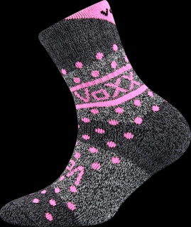 FROTÉ ponožky Voxx HAWKIK PRO DÍVKY - 3 BARVY 20-24, světle růžová