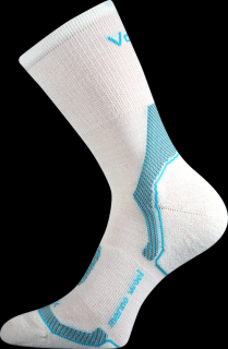 Slabé MERINO ponožky pro dospělé Voxx INDY - 4 barvy 39-42, bílá