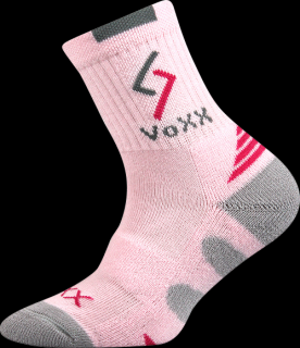 SPORTOVNÍ ponožky Voxx TRONIC pro DÍVKY - 3 BARVY 25-29, světle růžová