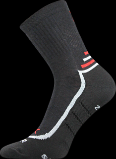 Sportovní ponožky VOXX VERTIGO - 4 barvy 35-38, černá