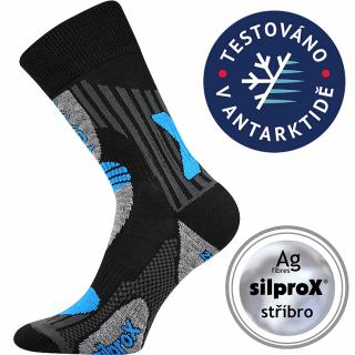 Zimní ponožky Voxx VISION s MERINEM -3 barvy 35-38, černo-modrá