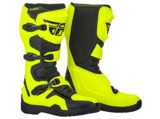 BOTY NEW MAVERIK, FLY RACING (HI-VIS/ČERNÁ) Velikost: 40,5