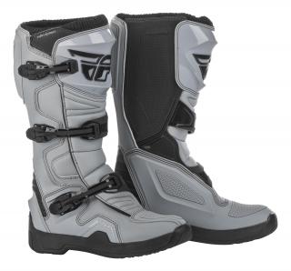 BOTY NEW MAVERIK, FLY RACING šedá Velikost: 40,5