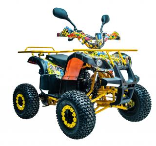 Dětská čtyřkolka Toronto 2025 125cc H1G7-žluté grafity  Hydraulické brzdy-model 2025