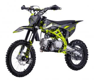 Pitbike Zuumav K3 125cc 17/14  - zelená  elektrický startér