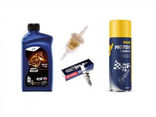 Zvýhodněný set pro první údržbu a pohodlný start Vhodné pro: Motorku s motorem 90ccm