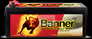 Autobaterie Banner Buffalo Bull SHD PRO 680 08 12V 180Ah 1000A (Buffalo Bull Profesional 680 08 12 V 180Ah)