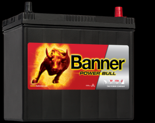 Autobaterie Banner Power Bull P45 23, 12V, 45Ah, 390A.   (P45 23 12 V, 45 Ah)