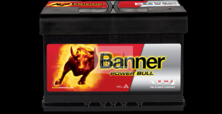 Autobaterie Banner Power Bull P72 09, 12V, 72Ah,  670A. (P72 09 12 V 72Ah)