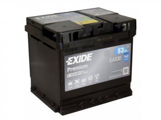EXIDE Premium 12V 53Ah 540A EA530 (Exide Premium 53Ah)