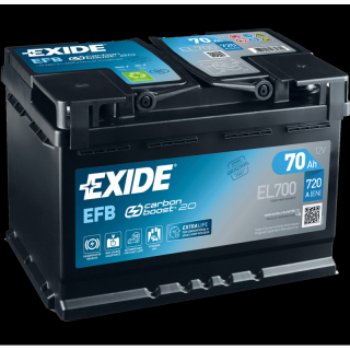 EXIDE Start/stop EFB EL700 12V 70Ah 760A (EFB EL700)
